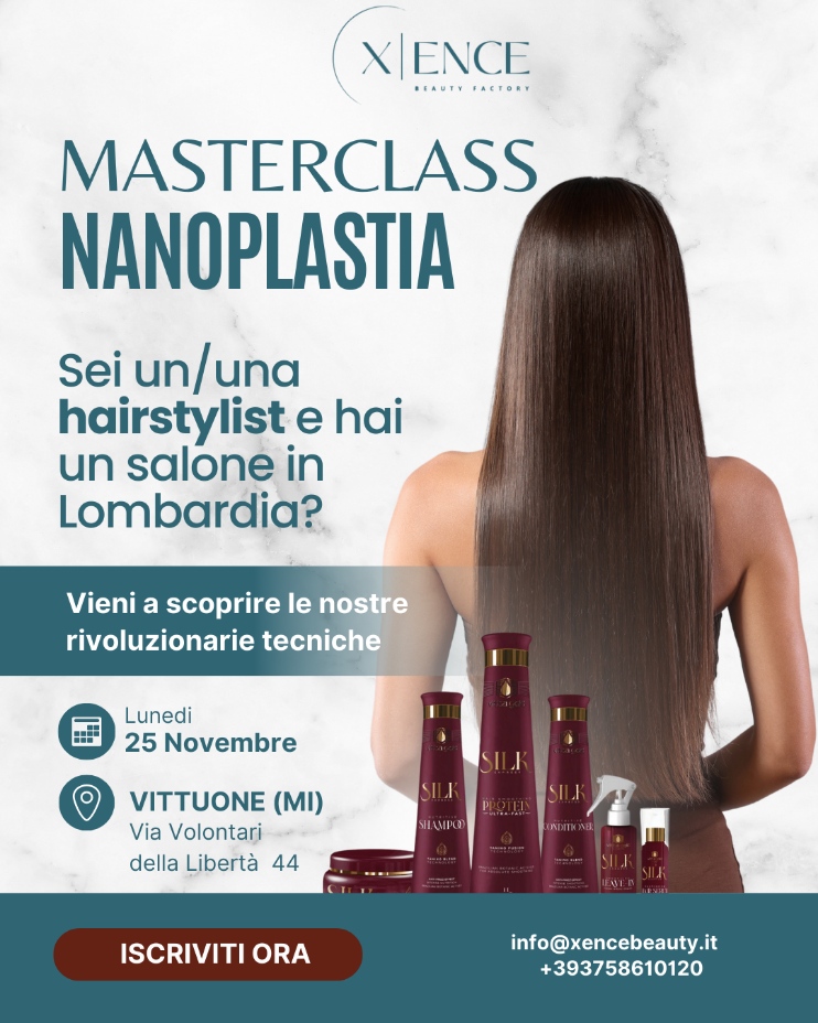 MASTERCLASS NANOPLASTIA LUNEDI 25 NOVEMBRE VITTUONE (MILANO)